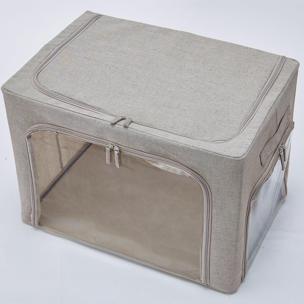 【家居】可摺疊衣服用視窗收納箱5035