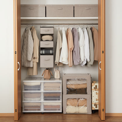 【家居】可摺疊衣服用視窗收納箱5035