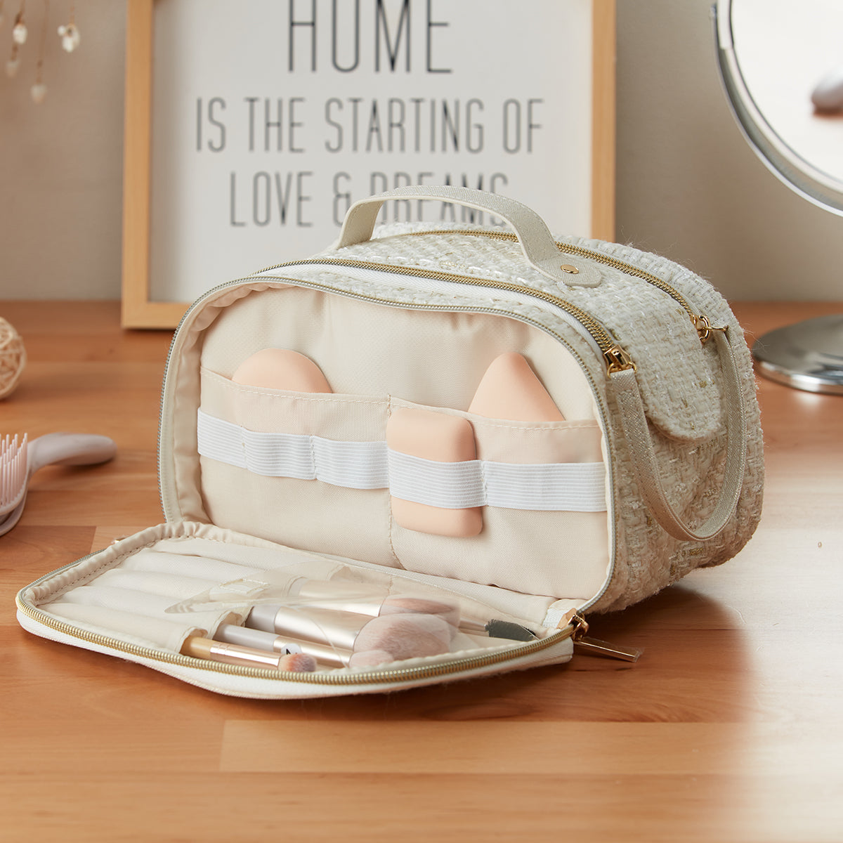 【家居】化妝包 小香風 NG09