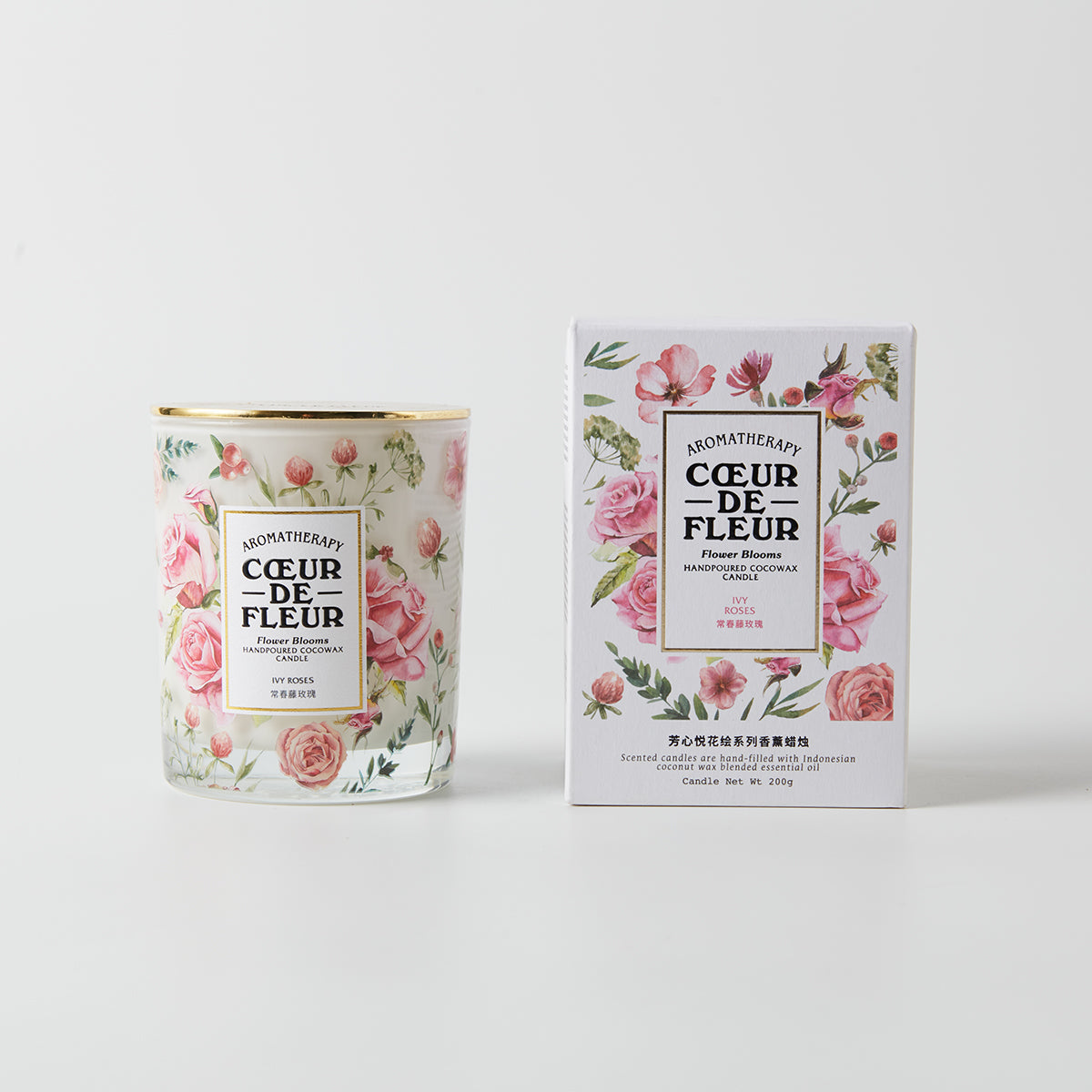 【家居】花繪系列香薰蠟燭 200g