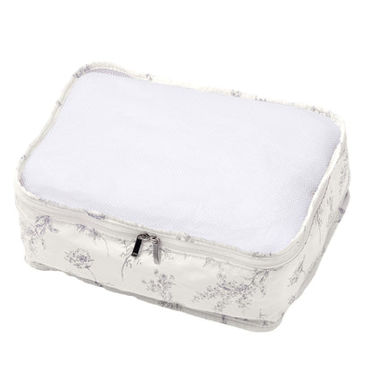 【家居】旅行用收納袋Flora BW 單層