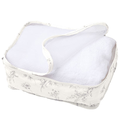 【家居】旅行用收納袋Flora BW 單層