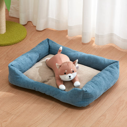 【家居】雪尼爾耐抓圓柱寵物窩BL