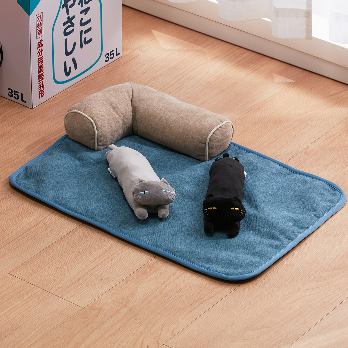 【家居】雪尼爾耐抓連枕寵物墊L