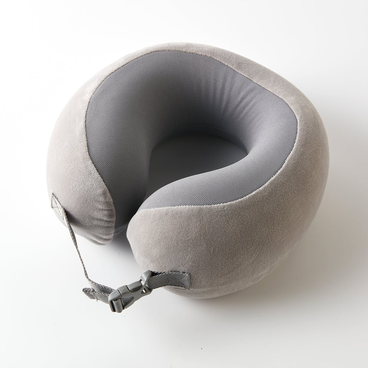 【家居】U型低反彈頸部靠枕 灰色