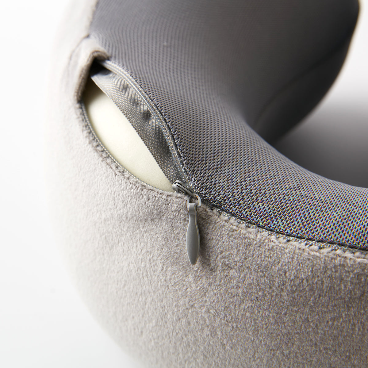 【家居】U型低反彈頸部靠枕 灰色