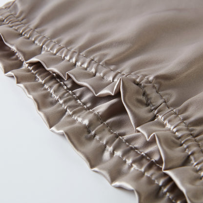 【家居】真絲睡帽 灰色 NC