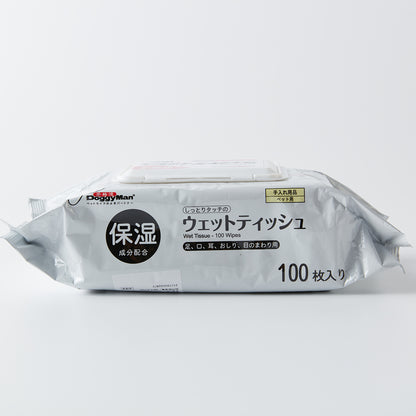 【家居】寵物用濕巾 100枚入
