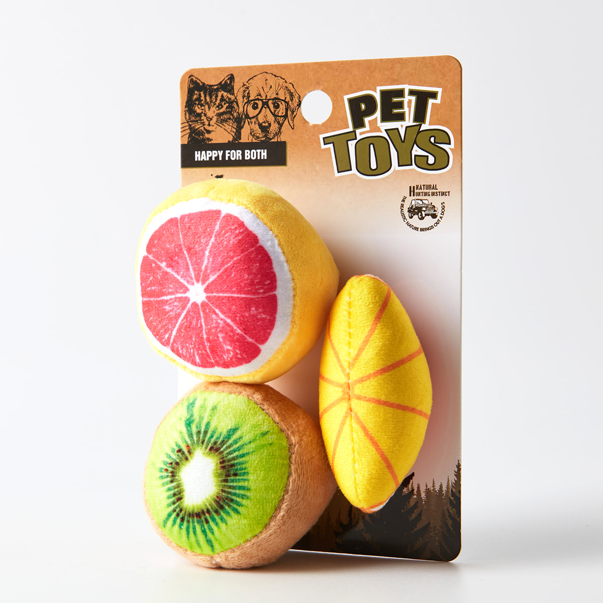 【家居】寵物公仔三件套 水果