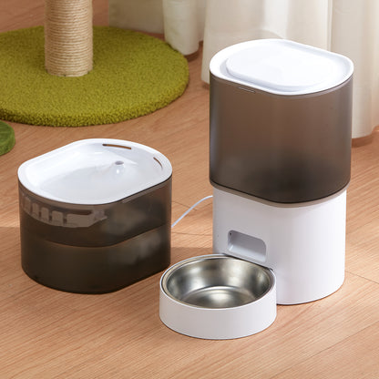 【家居】寵物自動餵食餵水器套裝USB款