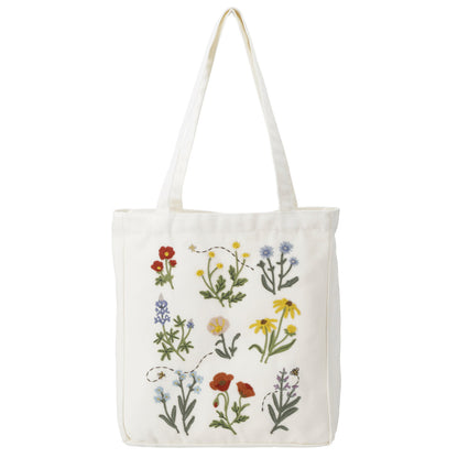 【家居】刺繡單肩袋 貓咪/檸檬/花草