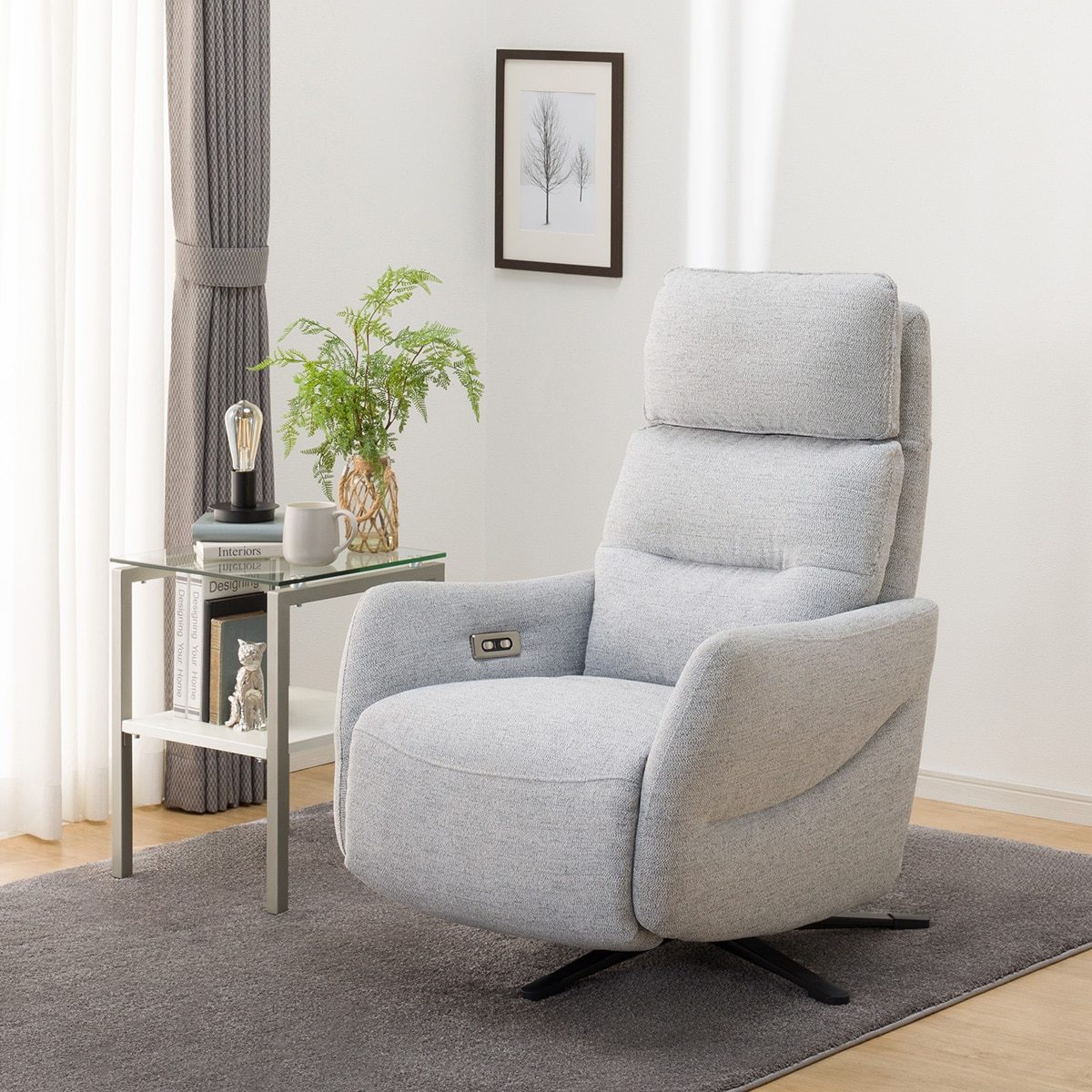 【傢俱】雙電機電動休閒椅LE01-2 HK布