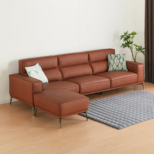 【傢俱】皮梳化 ZM921 中啡色