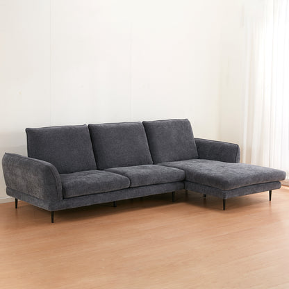 【傢俱】滑背布梳化 RS01 灰色