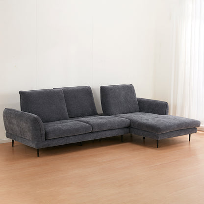 【傢俱】滑背布梳化 RS01 灰色