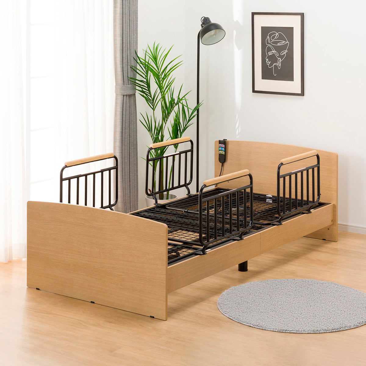 【傢俱】小單人電動床 RISE3 2M-F HK