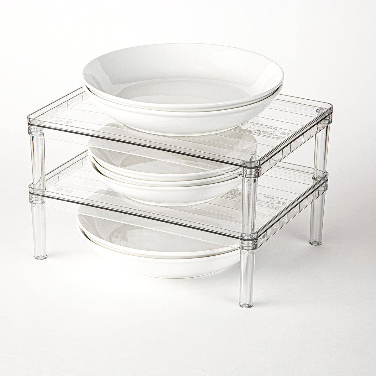 【家居】可堆疊碗碟置架 CL N BRANC