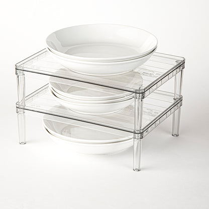 【家居】可堆疊碗碟置架 CL N BRANC