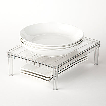 【家居】可堆疊碗碟置架 CL N BRANC