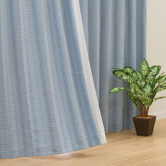 【窗簾】成品窗簾 圓點線條