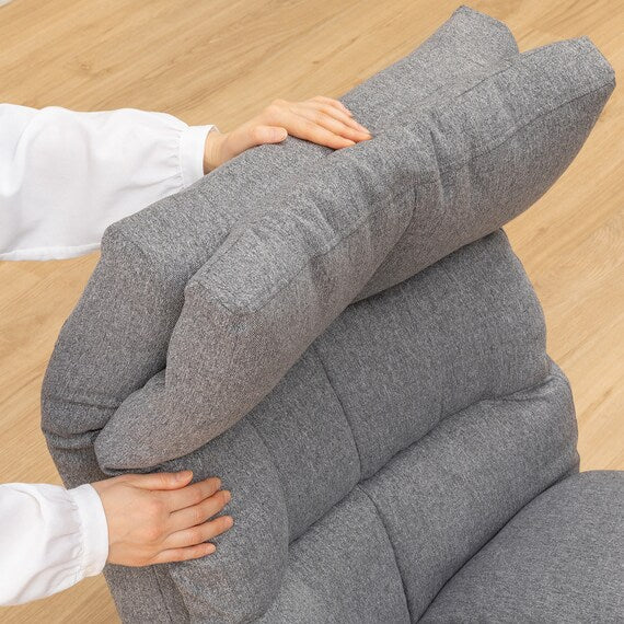 【家居】可調節角度 梳化 巴布羅 KJ-1 灰色