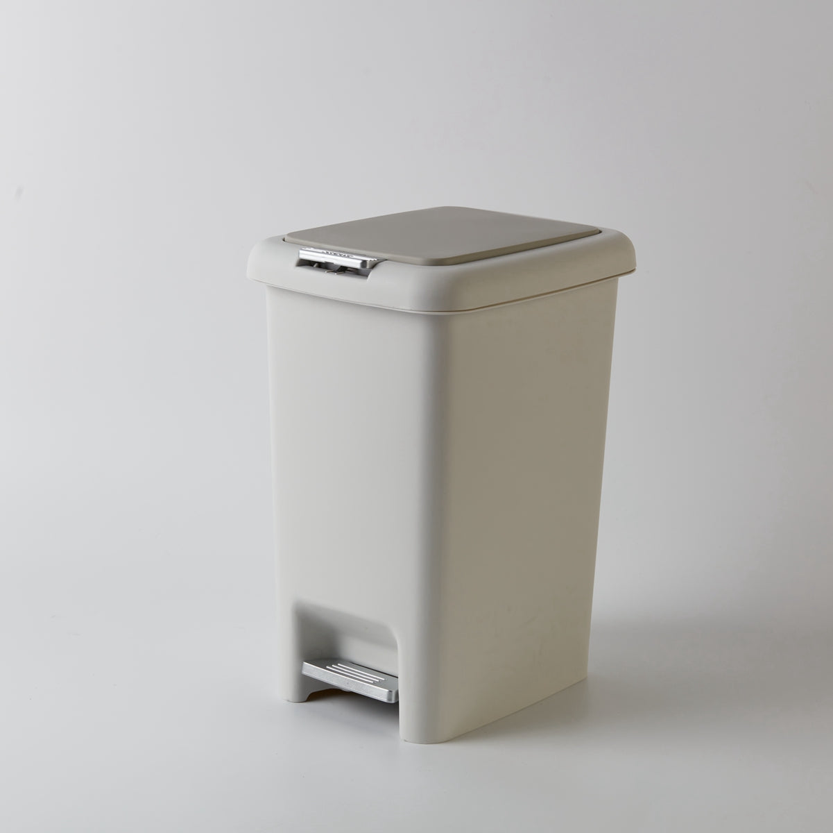 【家居】手按腳踏兩用垃圾桶