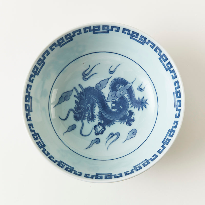 【家居】19.8cm輕量面碗 龍紋