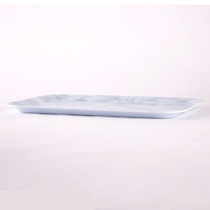 【家居】密胺托盤 啞光大理石紋