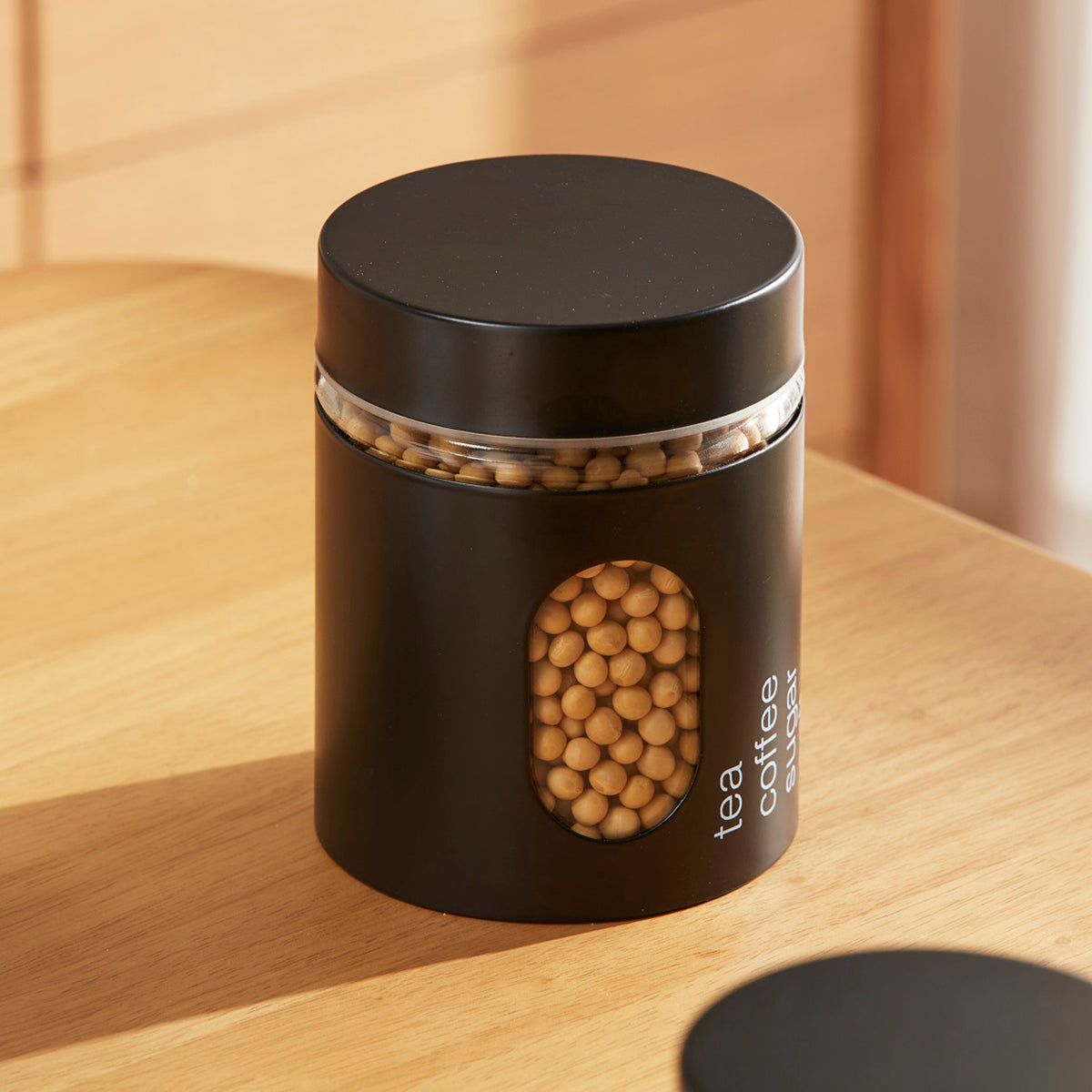 【家居】鐵皮玻璃罐 STM-600 BK