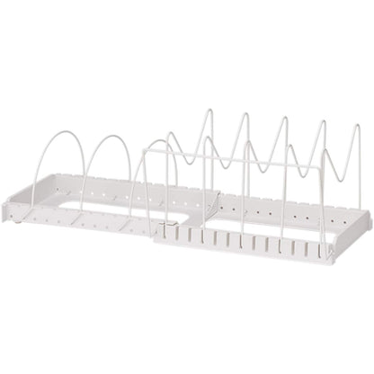 【家居】可調節瀝水籃&煎鑊架 ZF-540