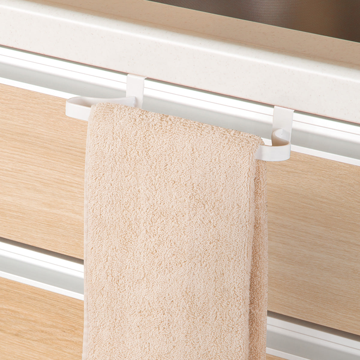 【家居】櫃門用毛巾掛架 FLAT