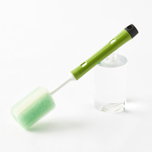 【家居】伸縮瓶刷 綠