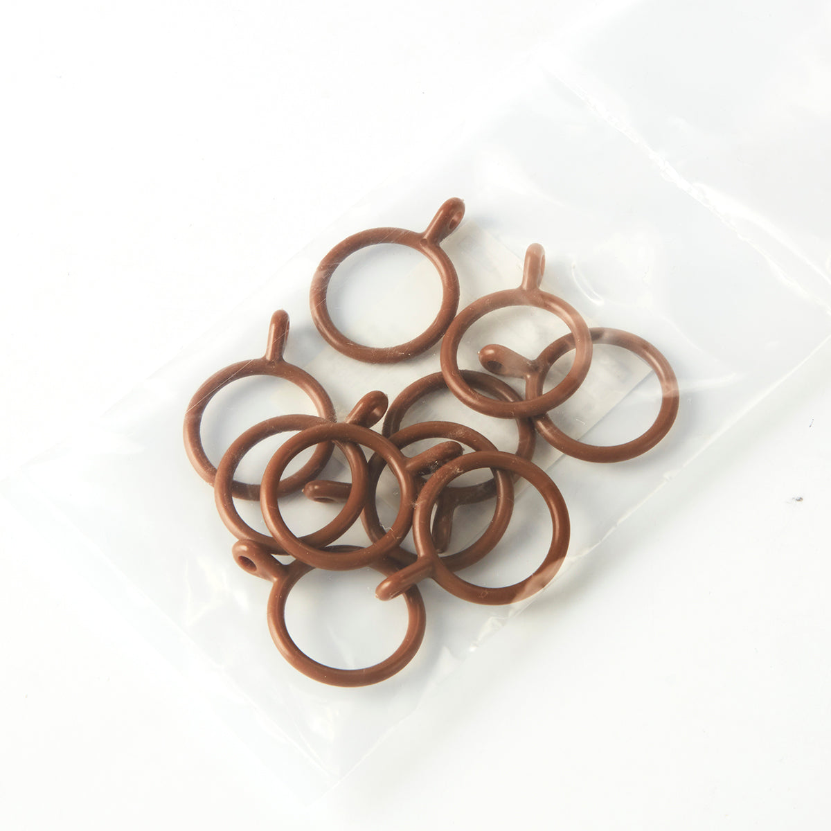 【家居】窗簾環 啡色