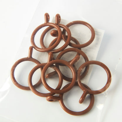 【家居】窗簾環 啡色