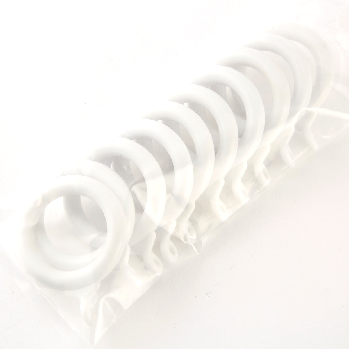 【家居】窗簾環 10件套 白色