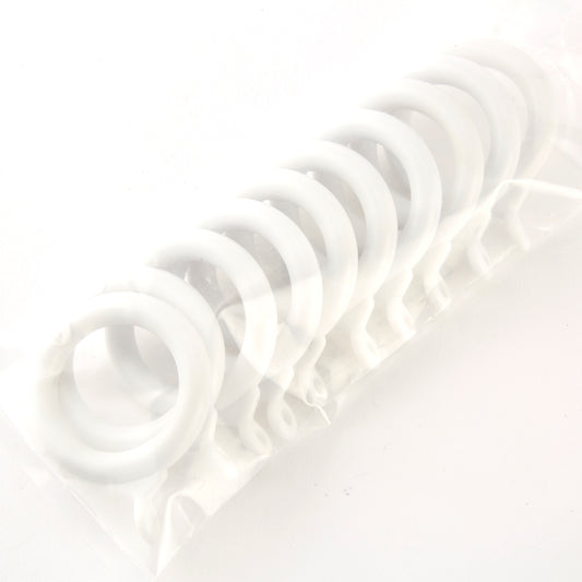 【家居】窗簾環 10件套 白色