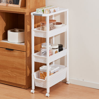 【家居】廚房整理收納推車3/4層