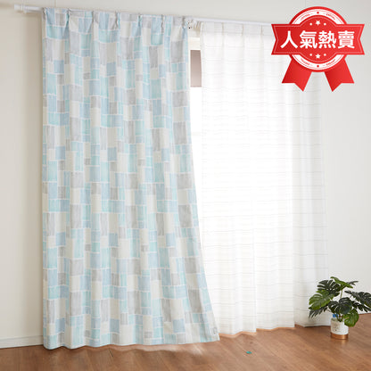 【窗簾】成品窗簾 愛琳 藍色