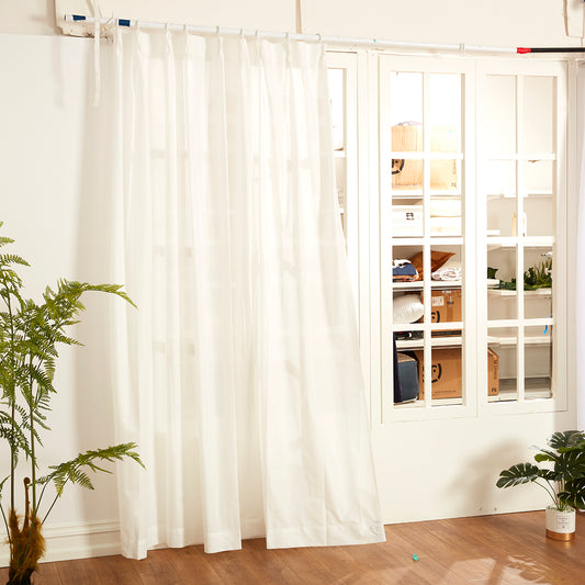 【窗簾】成品窗紗 阿朗 白色