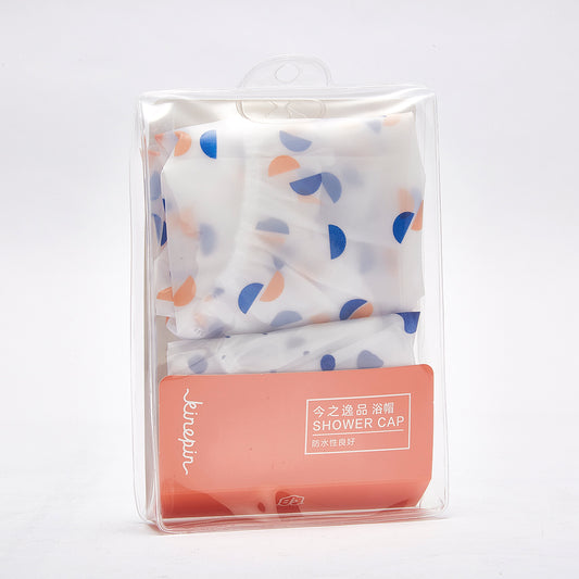【家居】時尚印花防水浴帽（2只裝）