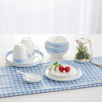 【家居】骨瓷餐具 藍色 抗菌系列