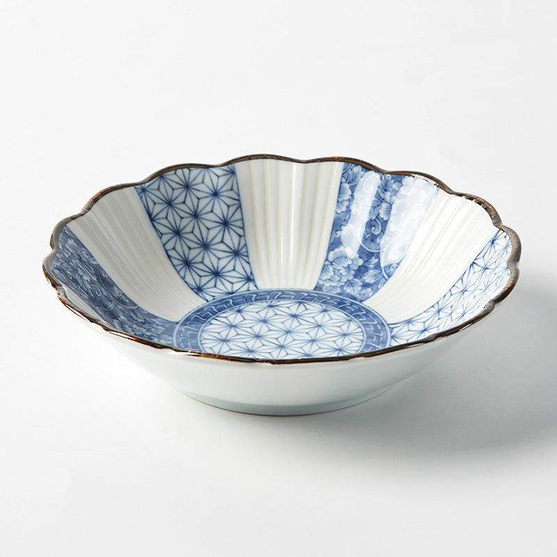 【家居】餐具 青花麻葉