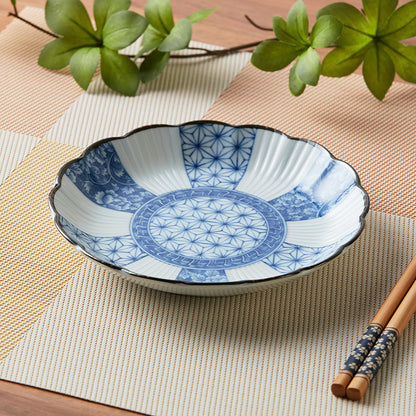 【家居】餐具 青花麻葉