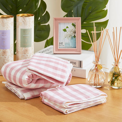 【家居】紗布純棉浴巾/面巾/毛巾  洛克