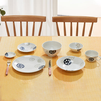 【家居】日式餐具 繽紛 雙色蓮藕