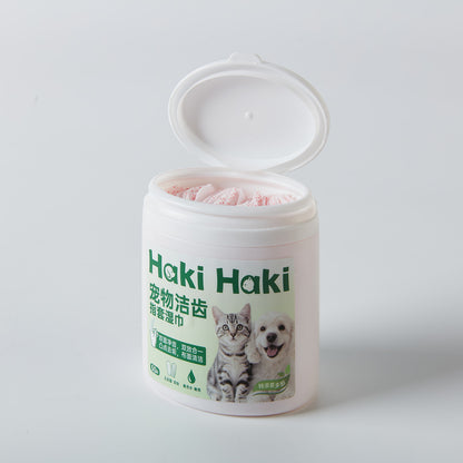 【家居】HakiHaki寵物眼部濕巾/潔齒指套