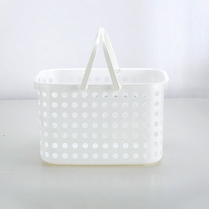 【家居】白色提手洗衣籃