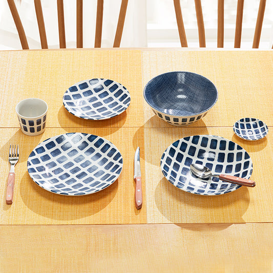 【家居】日式超輕量餐具 繽紛 青格