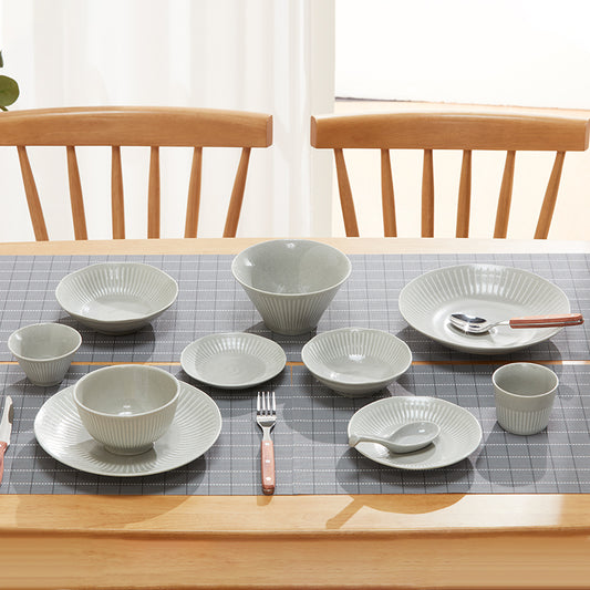 【家居】超輕量餐具 銀灰釉