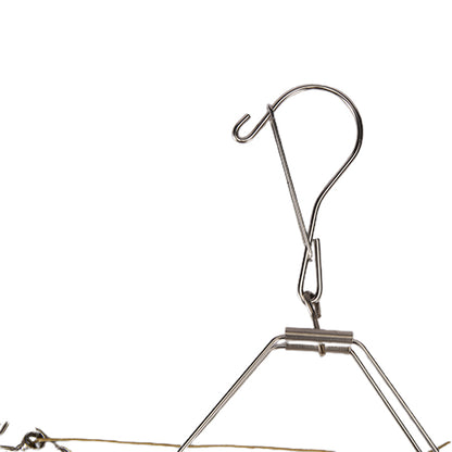 【家居】不銹鋼摺疊衣架24P